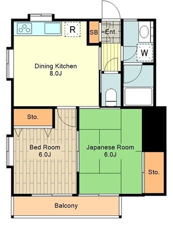 アベニールの物件間取画像